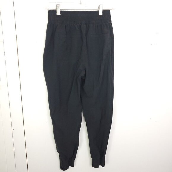 Calia Joggers Womens Small Pull On Stretchy Waist Zip Ankle Faded Black Gray - Picture 8 of 10